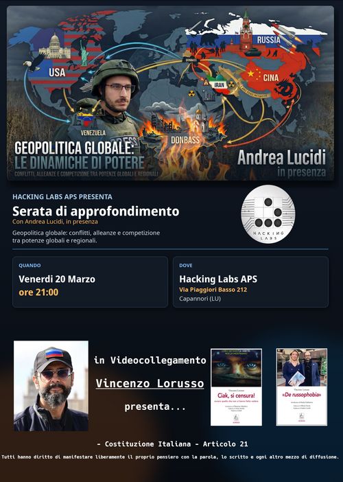 Geopolitica Globale - Le dinamiche del Potere