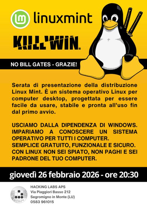 Kill Win - conoscere Linux